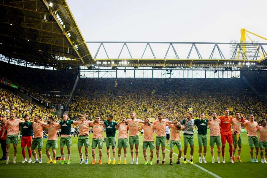 Beim letzten Gastspiel in Dortmund gelang Werder ein 2:3 Auswärts-Coup.