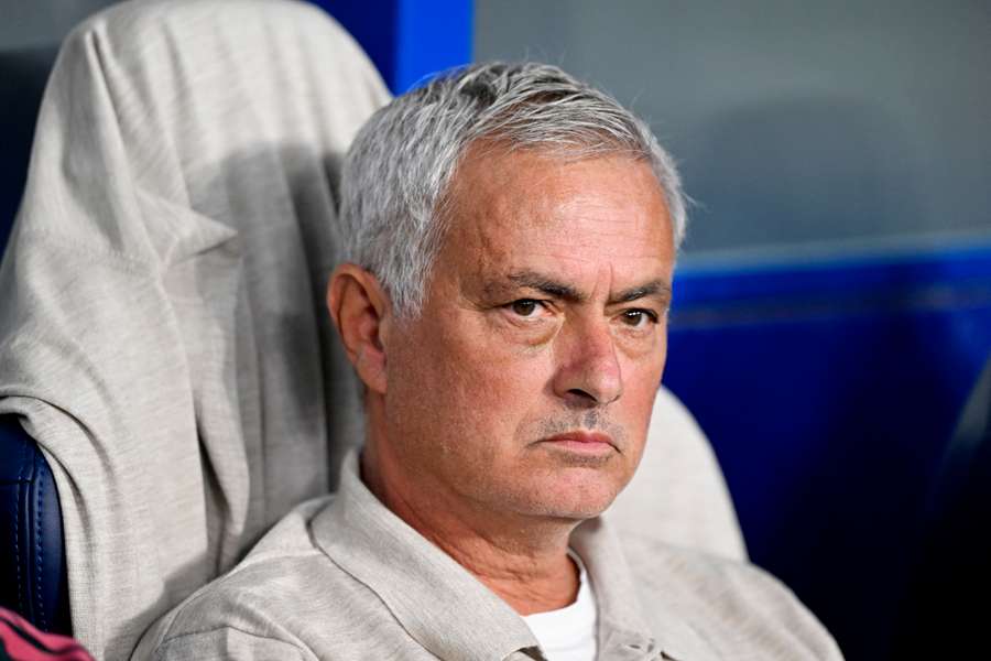 Mourinho, durante el partido contra el Espanyol Mourinho, durante el partido contra el Espanyol