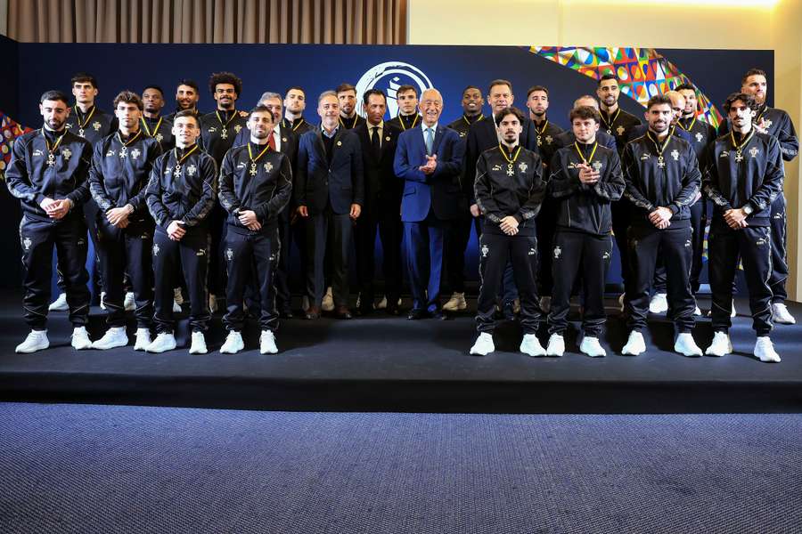 Marcelo encerra "ciclo vitorioso" com homenagem aos campeões da Liga das Nações Marcelo encerra "ciclo vitorioso" com homenagem aos campeões da Liga das Nações