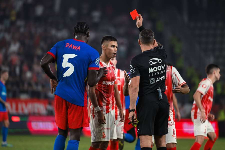 Suspendările primite de Duarte și Cîrjan după ce au fost eliminați în derby-ul Dinamo - FCSB Suspendările primite de Duarte și Cîrjan după ce au fost eliminați în derby-ul Dinamo - FCSB