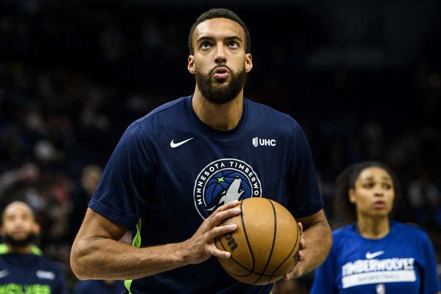 Rudy Gobert será um desfalque importante para o Minnesota Timberwolves