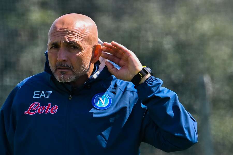 Luciano Spalletti, treinador do Nápoles, o próximo campeão italiano