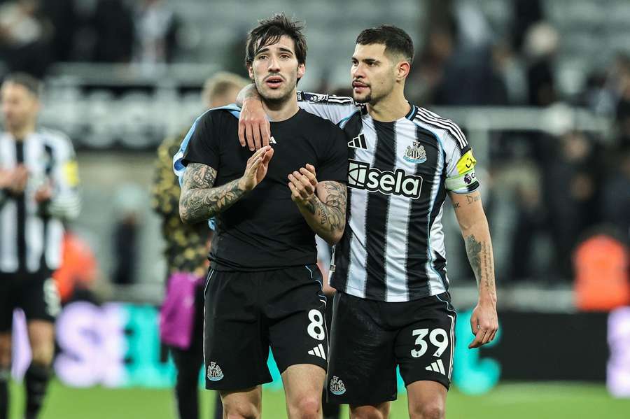 Both Sandro Tonali (L) and Bruno Guimaraes have left Newcastle Both Sandro Tonali (L) and Bruno Guimaraes have left Newcastle