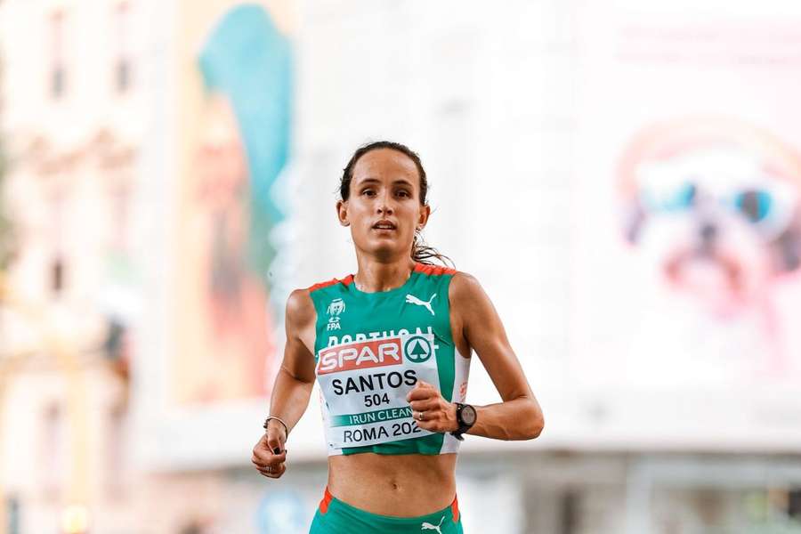 Susana Santos em representação de Portugal