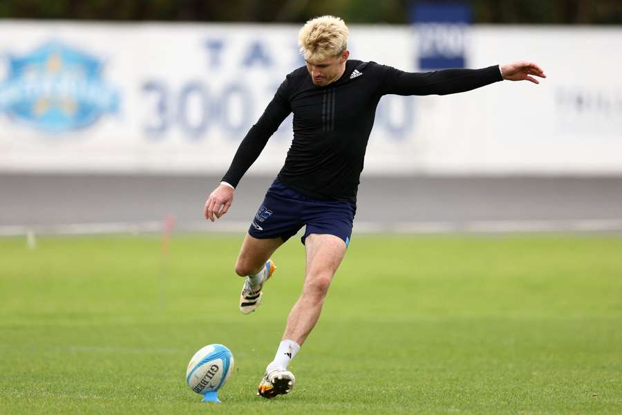 Auckland's Beauden Barrett at Blues training this week. Auckland's Beauden Barrett at Blues training this week.
