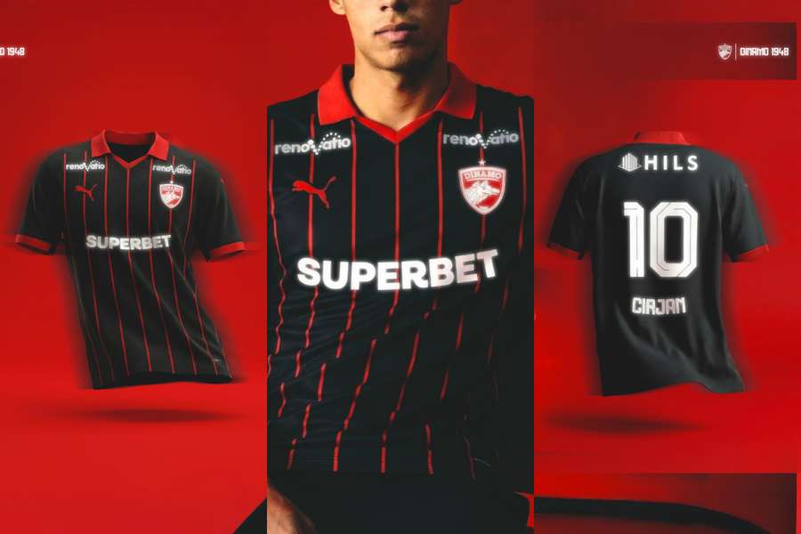 Noul echipament lansat de Dinamo București Noul echipament lansat de Dinamo București