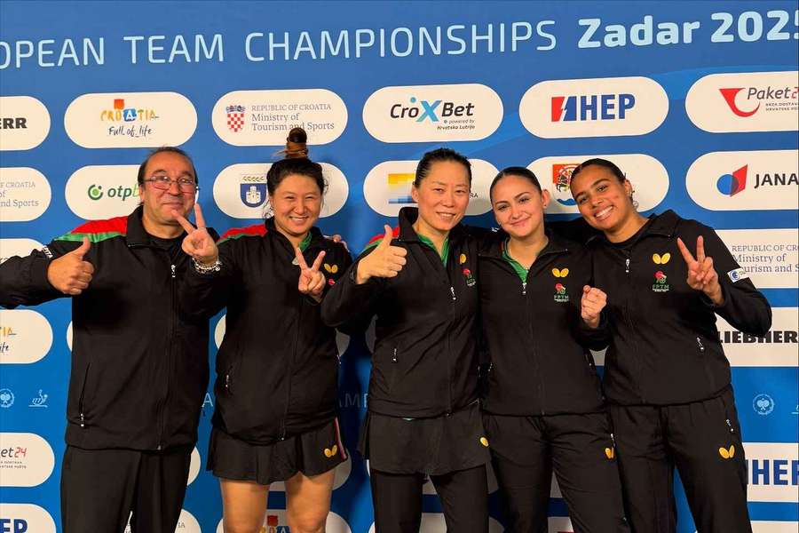 A equipa feminina portuguesa