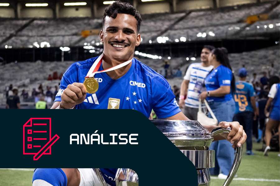 Kaiki com o título de campeão mineiro desta temporada Kaiki com o título de campeão mineiro desta temporada