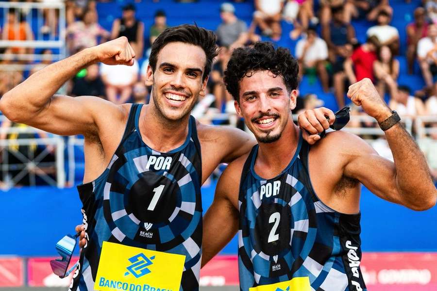 João Pedrosa e Hugo Campos em ação