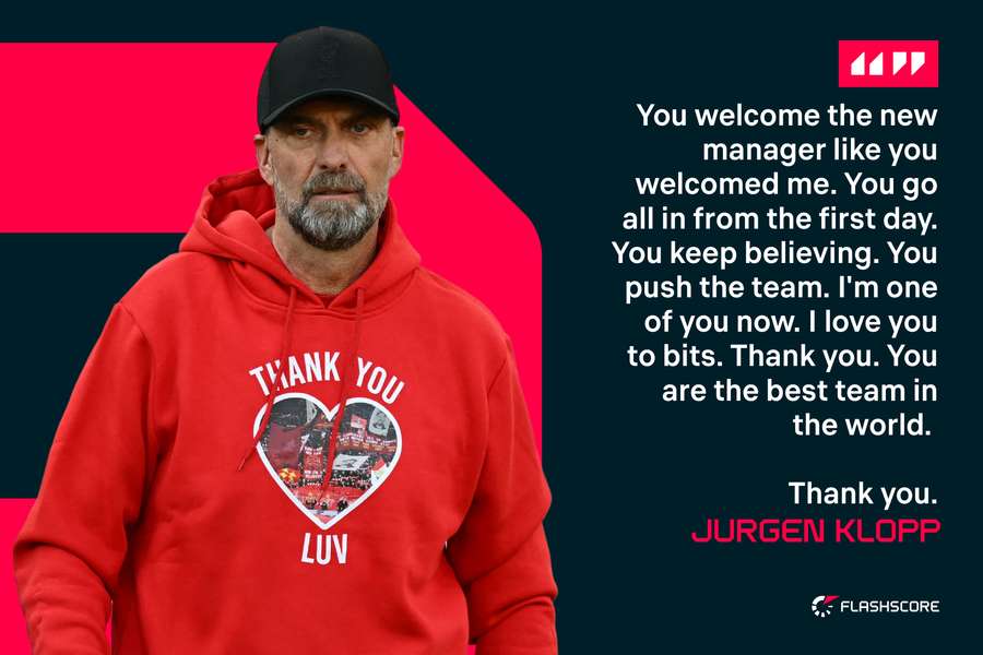 Klopp's message to the fans