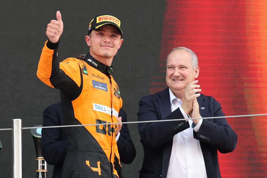 Norris claimed another podium at the Spanish GP