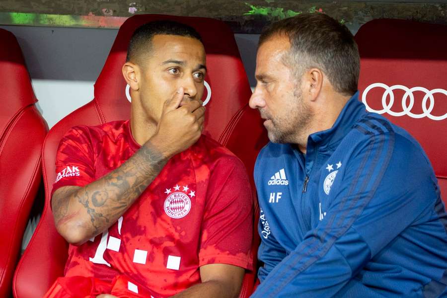 Thiago pôsobil pod vedením trénera Flicka v Bayerne.