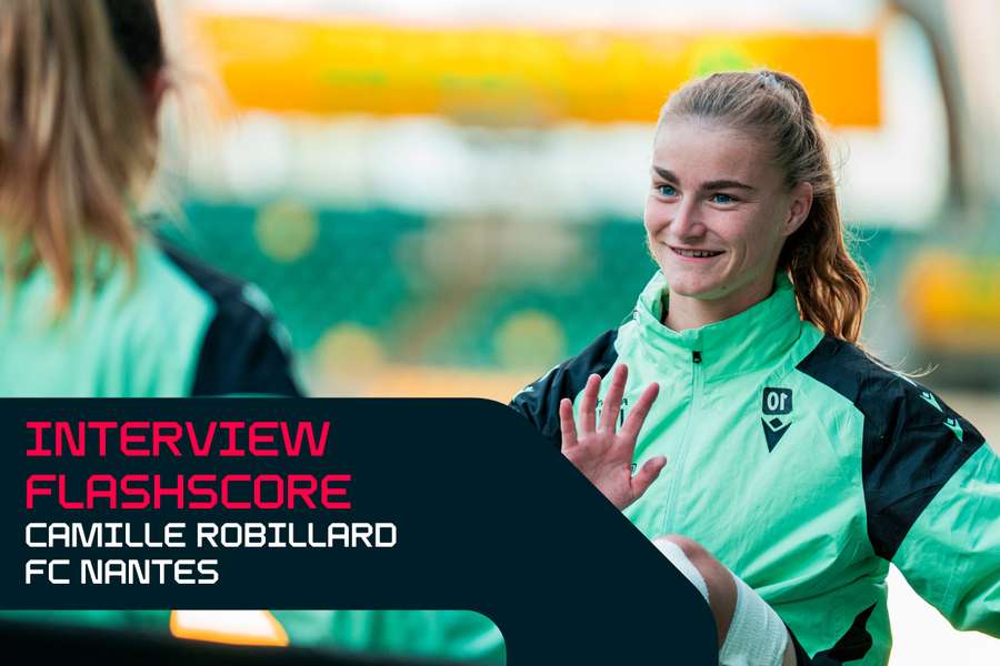 Interview Flashscore - Camille Robillard (FC Nantes) : "On peut vivre une soirée magique si tout est réuni"