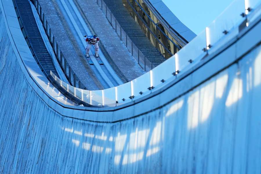 Die Große Olympiaschanze in Garmisch-Partenkirchen