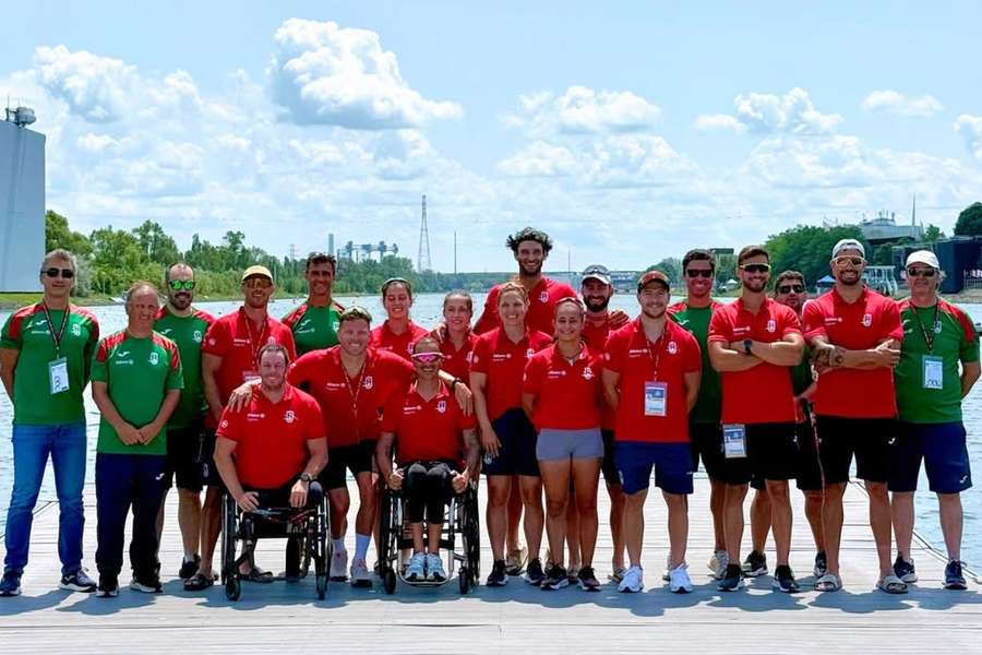 A comitiva portuguesa na Taça do Mundo de canoagem, em Montreal, no Canadá A comitiva portuguesa na Taça do Mundo de canoagem, em Montreal, no Canadá