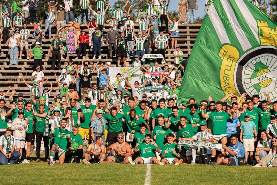 A festa da equipa de Setúbal