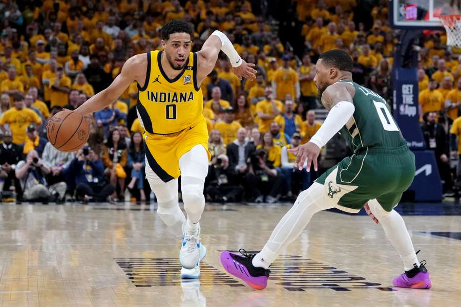 Tyrese Haliburton delivered a triple-double of 18 points, 10 rebounds and 16 assists to help the Pacers to beat the Milwaukee Bucks in overtime