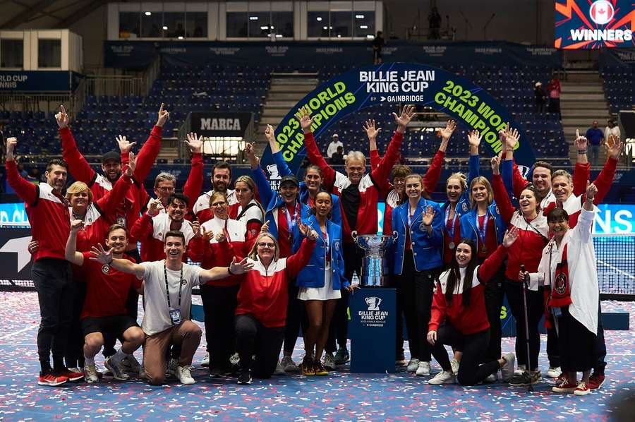 Echipa Canadei a câștigat turneul Billie Jean King Cup din 2023 după finala cu Italia