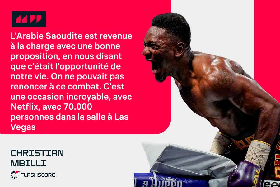 Christian Mbilli doit impressionner à Las Vegas