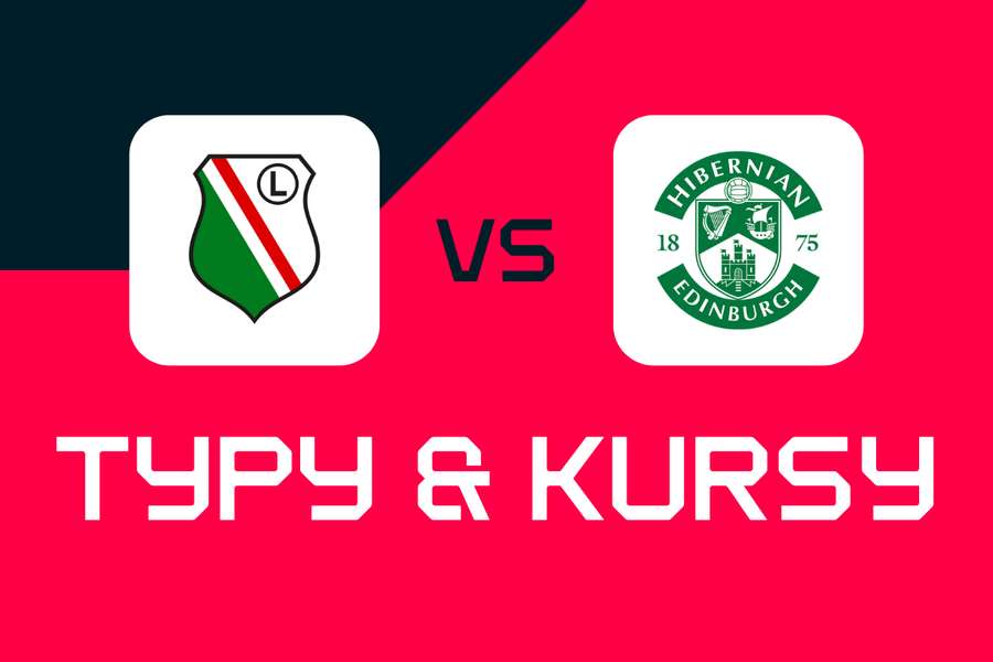 Legia Warszawa - Hibernian: Typy bukmacherskie, najlepsze kursy i zakłady (el. Ligi Konferencji)