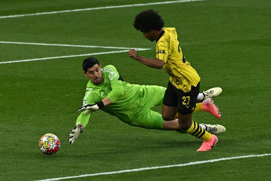 Courtois fez a diferença na final da Liga dos Campeões