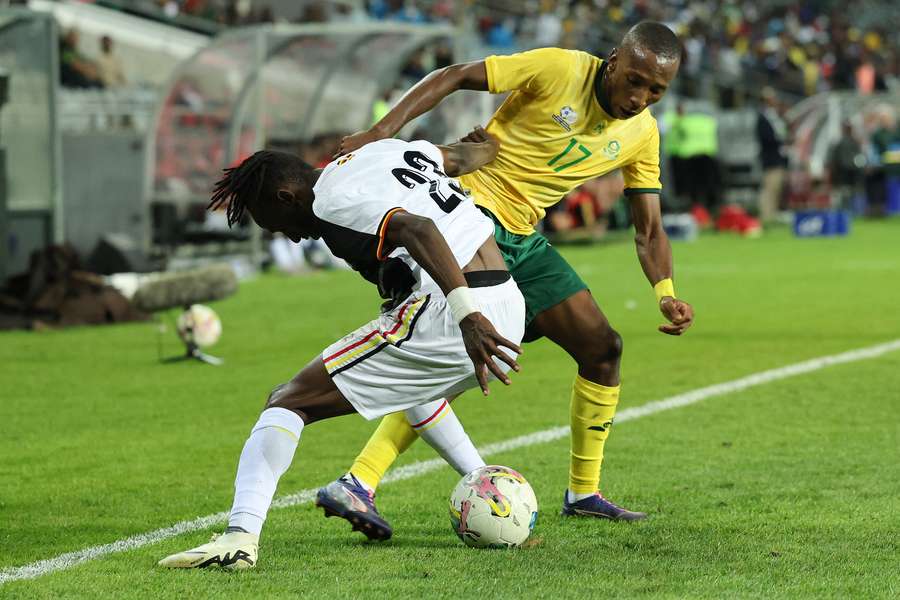 South Africa had to come back to draw 2-2 with Uganda in Pretoria