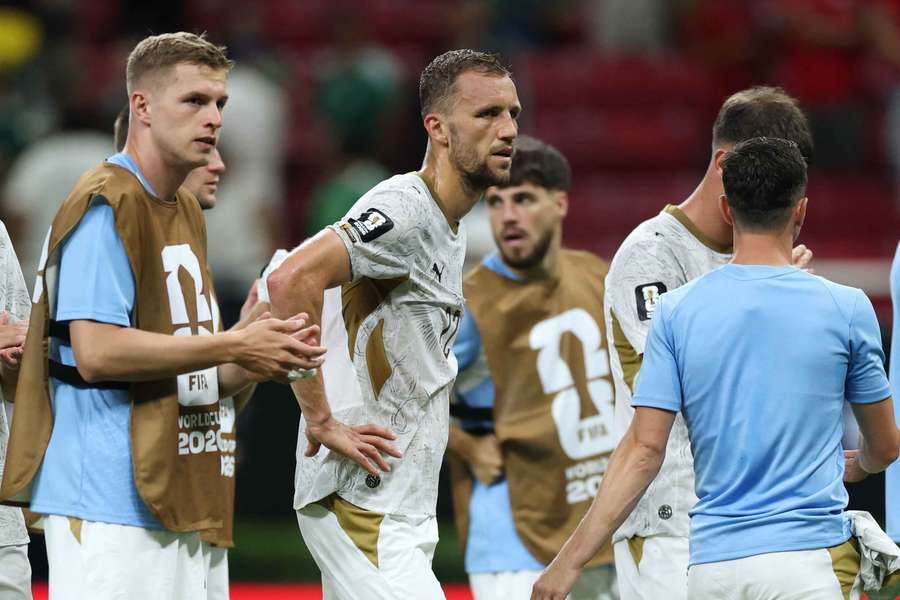 Czech Republic's Tomas Soucek looks dejected after the match