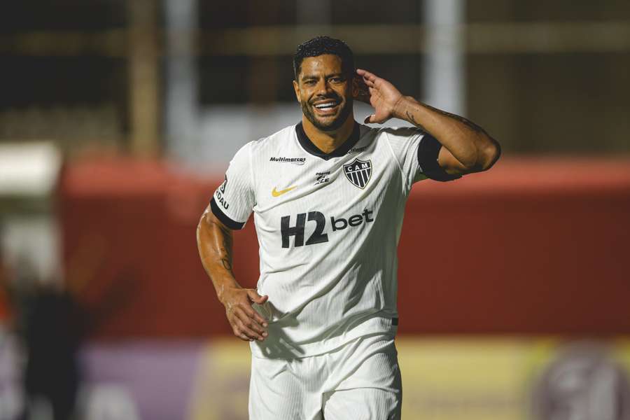 Hulk, o artilheiro do Atlético no Campeonato Mineiro, com quatro golos