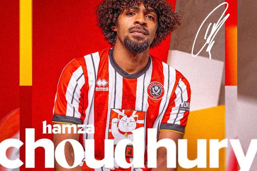 Hamza Choudhury oficializado pelo Sheffield United Hamza Choudhury oficializado pelo Sheffield United