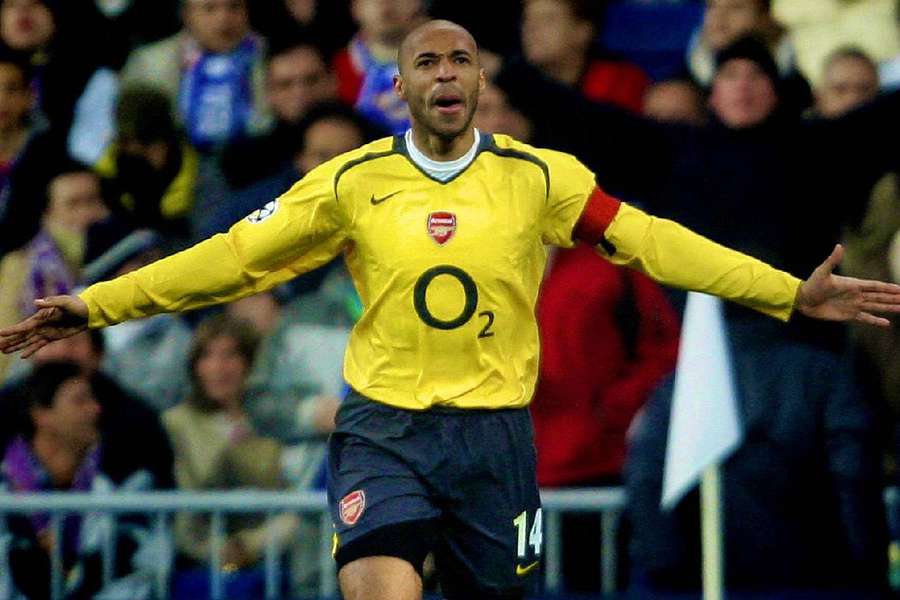 Henry foi um dos maiores jogadores da história do Arsenal