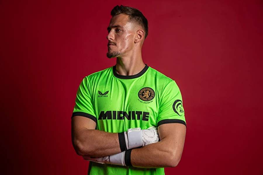 Brankář Radek Vítek po přestupu do Middlesbrough. Brankář Radek Vítek po přestupu do Middlesbrough.