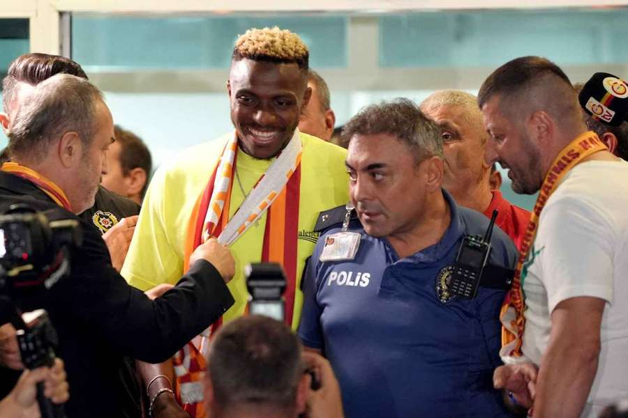 Victor Osimhen arrived in Istanbul a few days ago