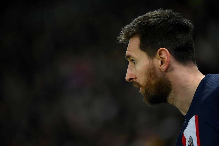 Leo Messi lors du match face à Toulouse.