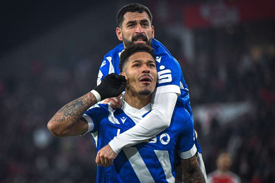 Justin Butler jubelt über den Treffer zum 2:0.