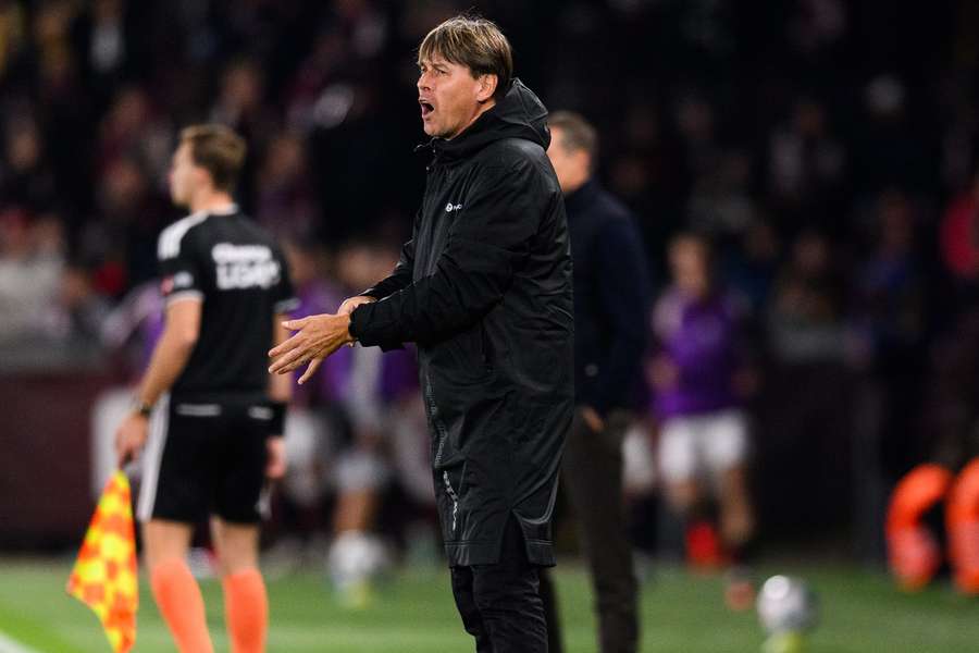 Pardubický trenér Jan Trousil. Pardubický trenér Jan Trousil.