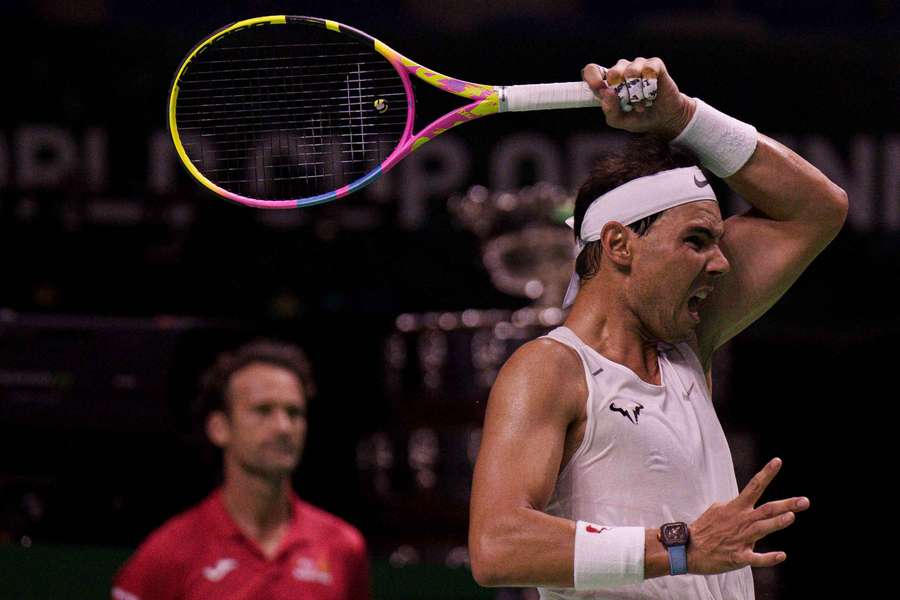 Nadal entrena en Málaga