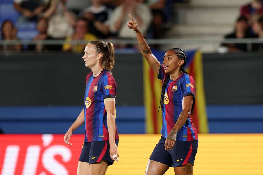 Kerolin se ha estrenado en la Champions como goleadora del Barça Kerolin se ha estrenado en la Champions como goleadora del Barça