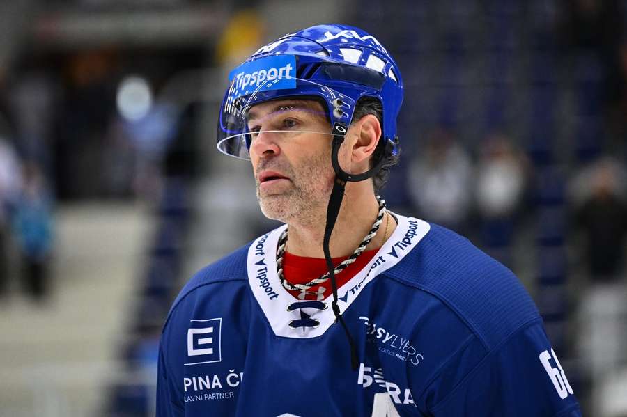 Jaromír Jágr odehrál poslední extraligový zápas 21. prosince.