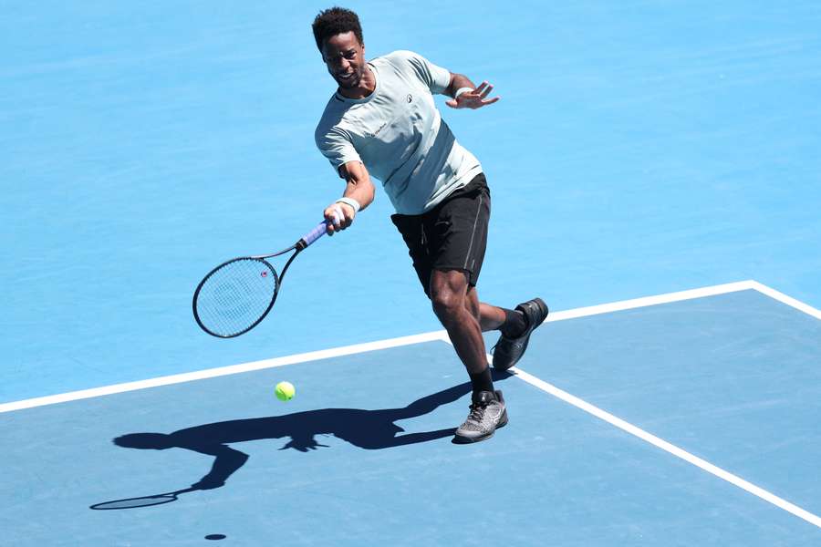 Gaël Monfils, el martes en Auckland.