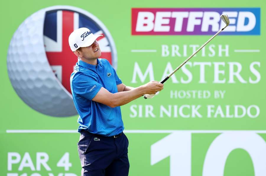 Yannick Paul am Auftakttag der British Masters.