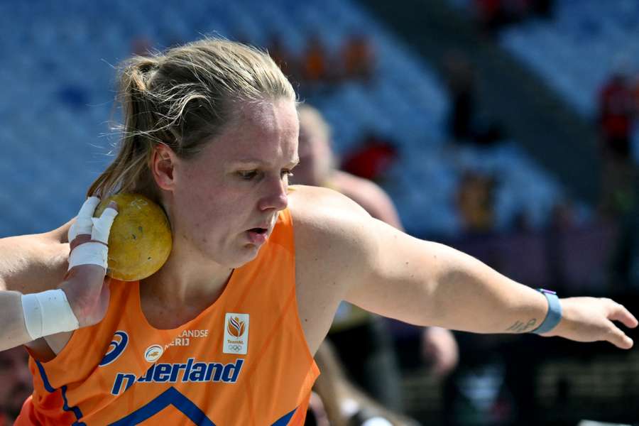 Jessica Schilder tijdens de EK in Rome