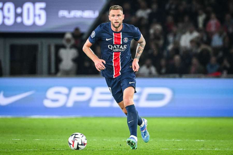 Milan Škriniar sa znovu objavil v základnej zostave PSG. 