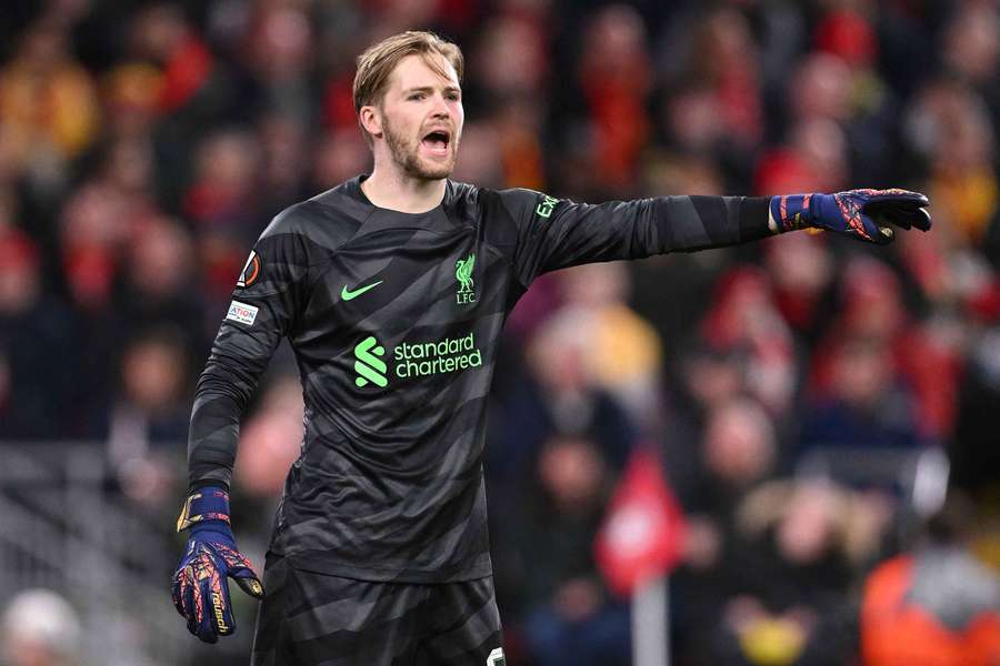 Liverpool goalkeeper Caoimhin Kelleher