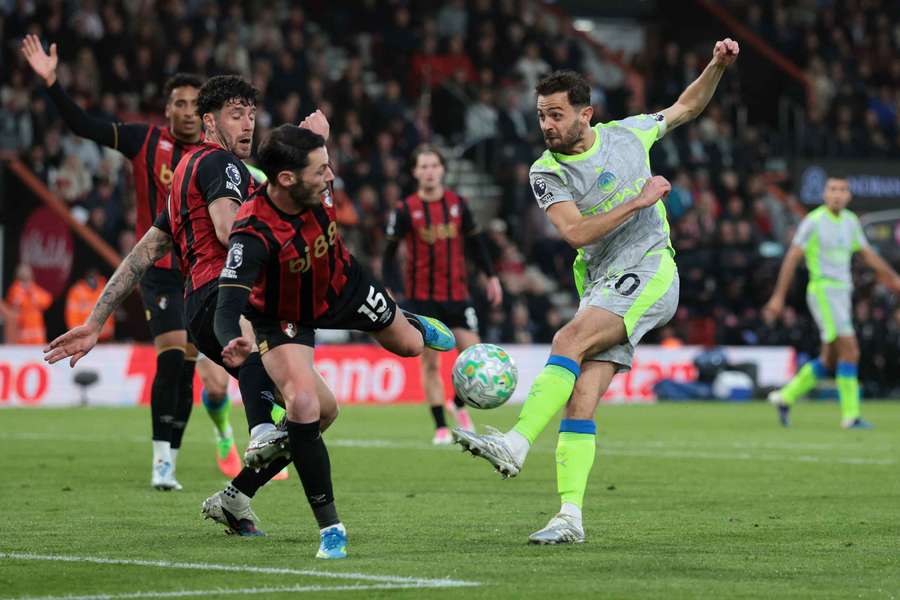 Bernardo Silva ao serviço do Manchester City Bernardo Silva ao serviço do Manchester City