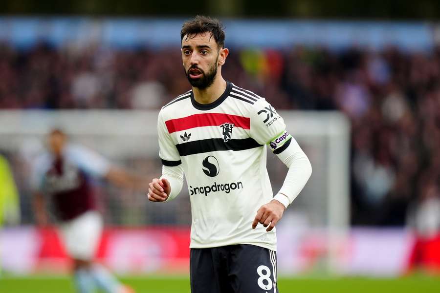 Bruno Fernandes worstelt in een worstelend United