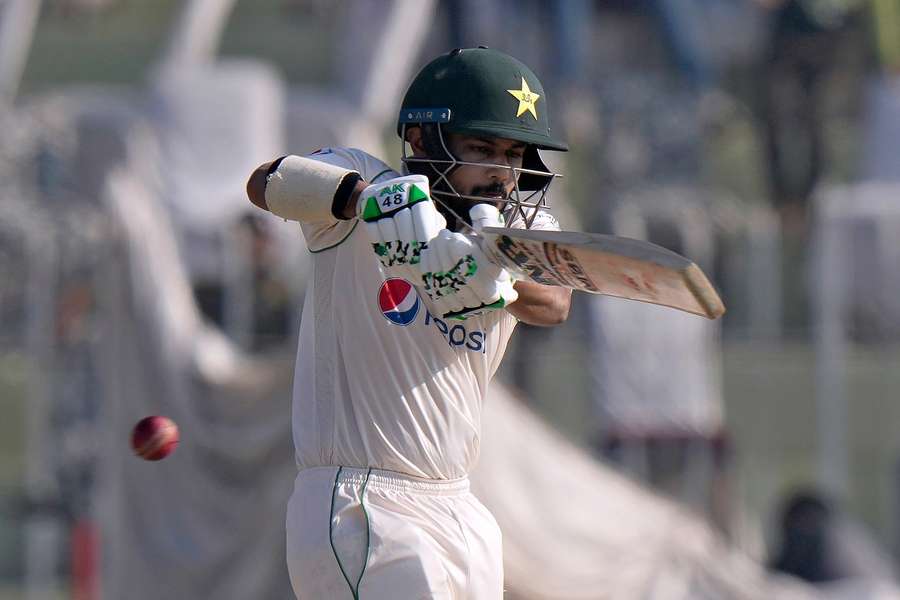 Saud Shakeel finished Pakistan's first innings on 208 not-out