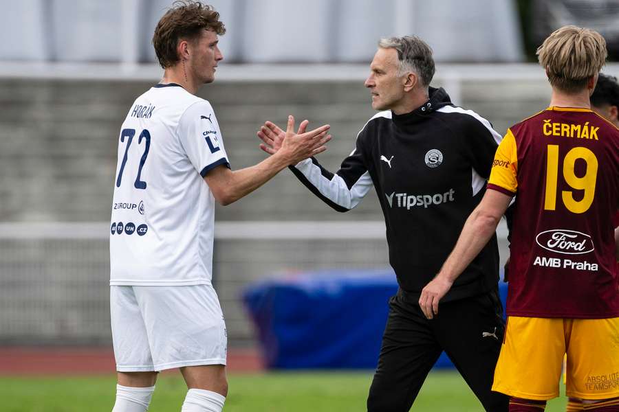 Trenér Slovácka Roman Skuhravý byl na Julisce spokojený.