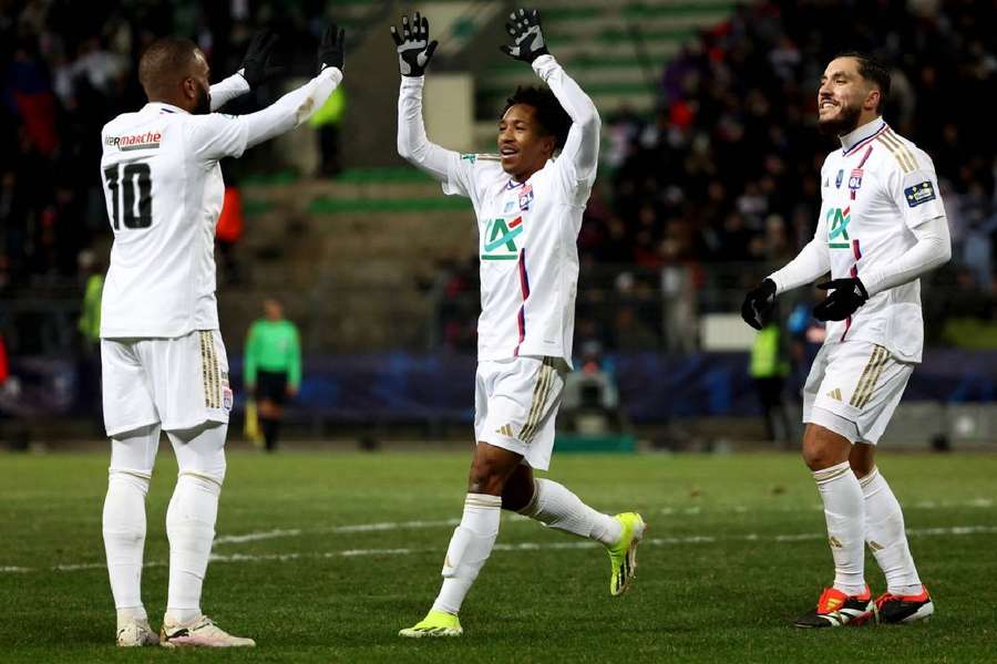 Malick Fofana a marqué son premier but avec l'OL