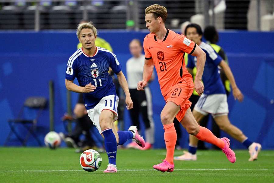De Jong face au Japon dimanche dernier.