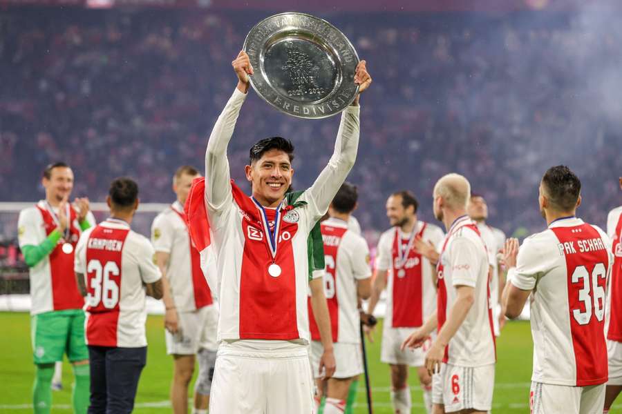 Edson Alvarez won the Eredivisie with Ajax in 2021 and 2022 Edson Alvarez won the Eredivisie with Ajax in 2021 and 2022